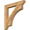 Ekena Millwork Westlake Slat Rough Sawn Bracket, Western Red Cedar, 4"W x 32"D x 32"H BKT04X32X32WTL06RWR - alternate 1
